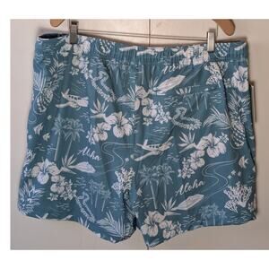 Goodfellow Blue Printed Swim Shorts XL